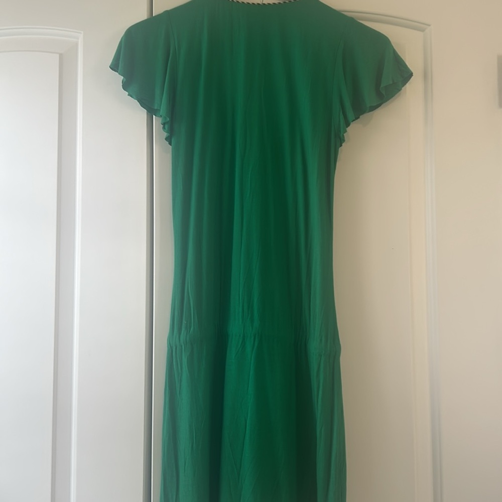 Boutique Green Ruffled Dress - Picture 4 of 4